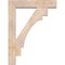 Ekena Millwork Merced Block Smooth Bracket w/ Offset Brace, Douglas Fir, 7 1/2"W x 36"D x 48"H BKT0806X36X48MRC05SDF - alternate 3